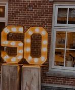 Huur led cijfers zwart/goud, Ophalen of Verzenden, Zo goed als nieuw, Monofun, Info@monofun.nl