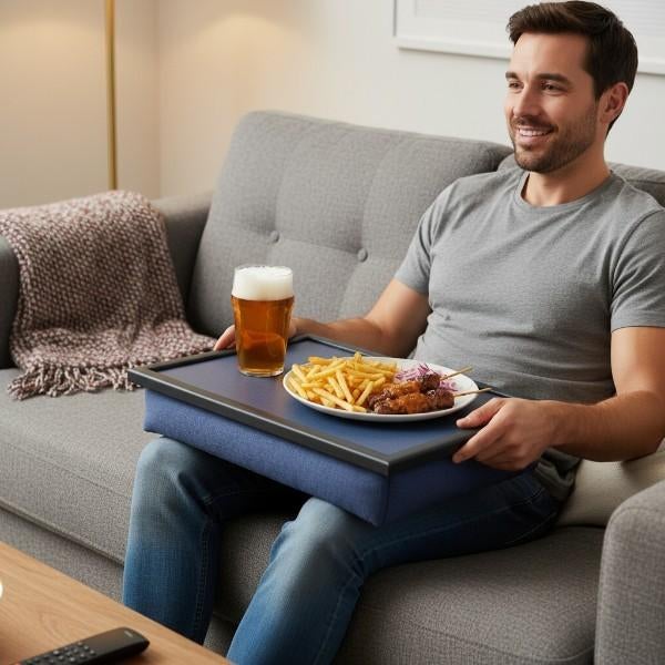 Eten met het bord op schoot? Schootkussen– Echt handig, Minder dan 45 cm, Minder dan 55 cm, Verzenden, Nieuw