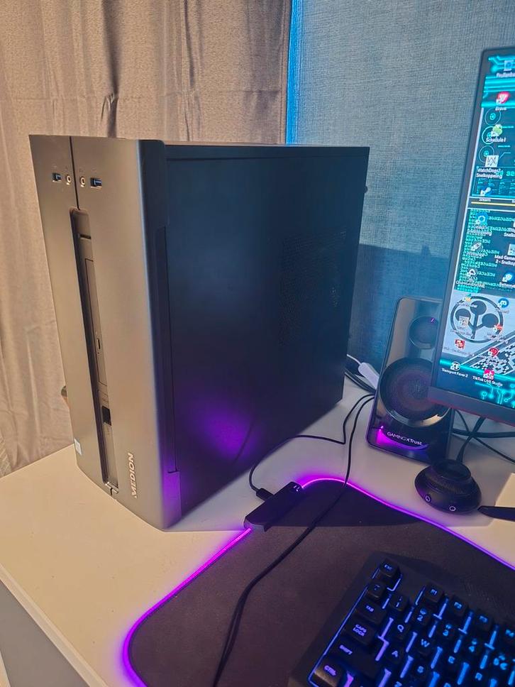 Gaming PC, Computers en Software, Desktop Pc's, Gebruikt, 2 tot 3 Ghz, HDD, SSD, 16 GB, Met videokaart, Gaming, Ophalen