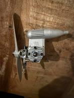 O.S. Max Modelvliegtuigmotor met uitlaat en propeller, Ophalen of Verzenden, Gebruikt, Nitro