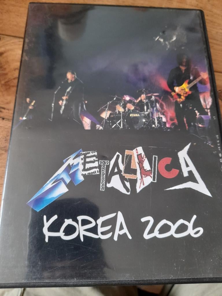 Metallica Korea 2006 DVD - Live Concert, Vanaf 12 jaar, Ophalen of Verzenden, Gebruikt, Muziek en Concerten