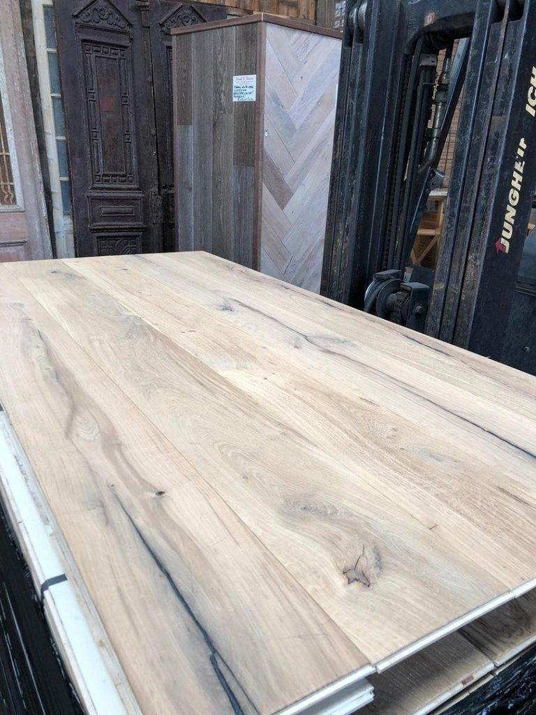 86M2 RESTPARTIJ! STOERE VINTAGE EIKEN VLOER, !, Ophalen, Nieuw, 75 m² of meer, Parket