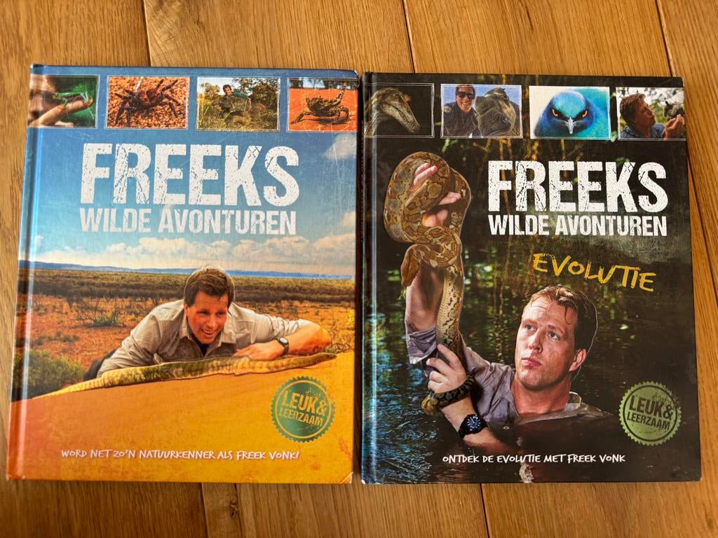 Freek Vonk - Freeks Wilde Avonturen set van 2, Gelezen, Freek Vonk, Ophalen of Verzenden, Natuur algemeen