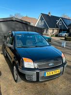 Ford Fusion 1.4 16V 2008 Zwart, Auto's, Ford, Voorwielaandrijving, Zwart, Particulier, 900 kg