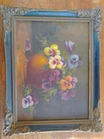 Olieverf Schilderij Stilleven Bloemen in Vaas, Ophalen of Verzenden