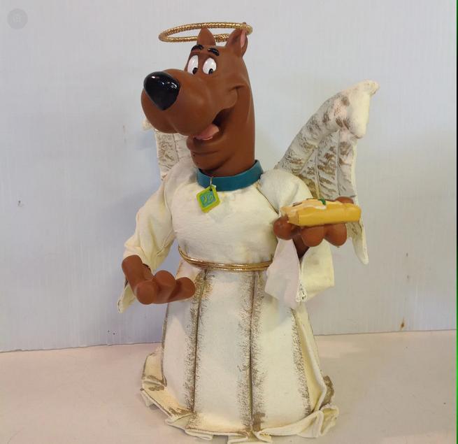 Scooby-Doo als een “pizza-engel” voor in de kerstboom (1997), Ophalen of Verzenden, Gebruikt