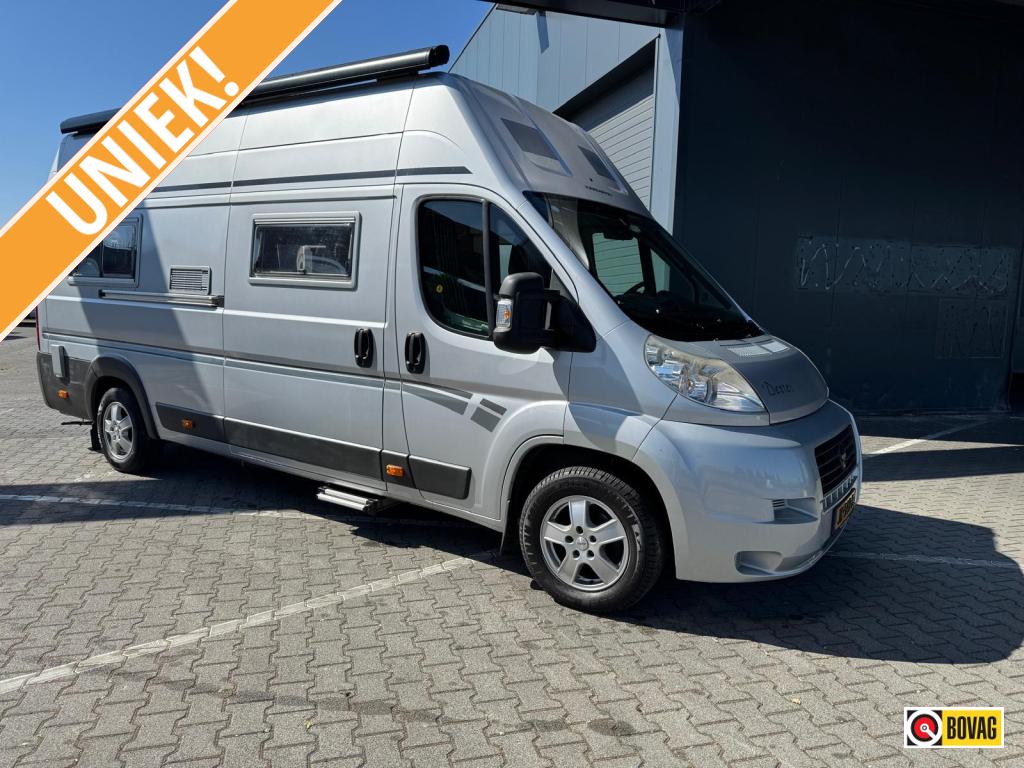 Karmann Dexter 640, unieke indeling. Met zonnecel, Buscamper of Camperbus, Ringverwarming, Fiat, Koelkast