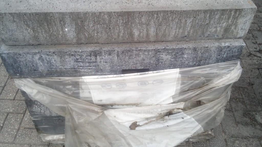 Traptredes Schellevis antraciet 100x37x15 cm 9 stuks, Ophalen, Gebruikt, Minder dan 100 cm, Minder dan 25 cm
