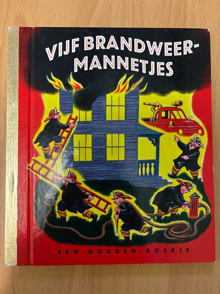 Vijf Brandweermannetjes - Gouden Boekje, Ophalen of Verzenden, Gelezen, Fictie algemeen