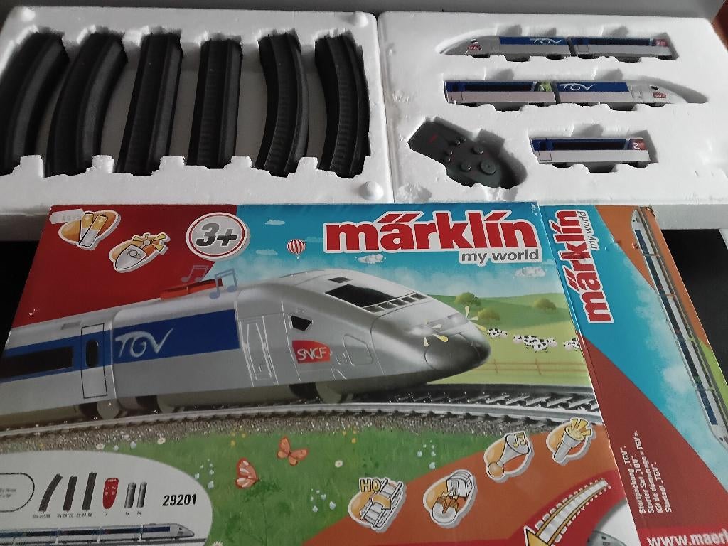 Marklin MY World TGV startset 29201, Treinset, Gelijkstroom of Wisselstroom, Ophalen of Verzenden, Zo goed als nieuw