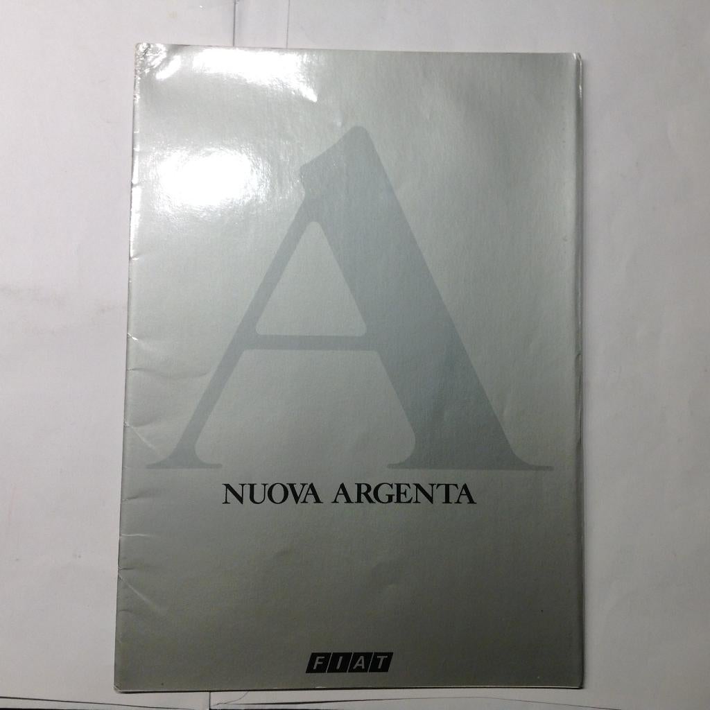 Fiat nuova Argenta folder Italiaans 32 blz 1983, Ophalen of Verzenden, Nieuw, Overige merken