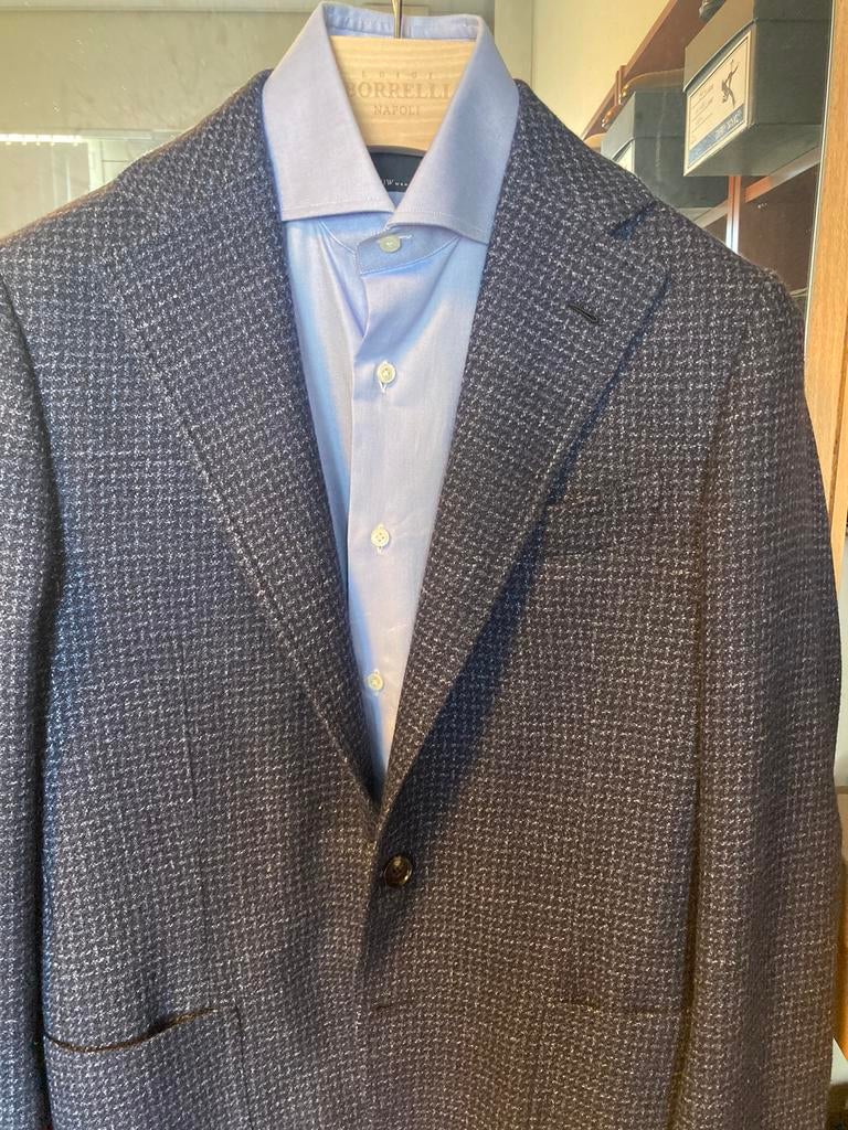 Luigi Borrelli blauw maat48, Ophalen of Verzenden, Nieuw, Maat 48/50 (M), Blauw