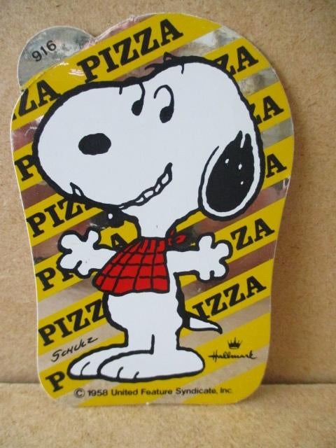 adv10760 snoopy plaatje 1, Ophalen, Snoopy, Gebruikt, Plaatje, Poster of Sticker