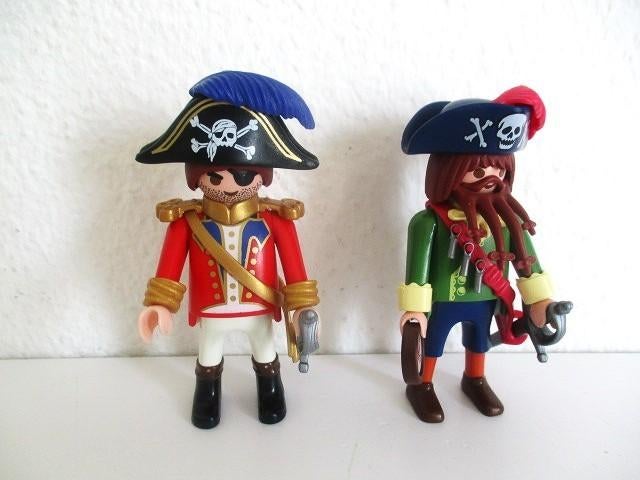 playmobil 2 piratenkapiteins lees beschrijving, Ophalen of Verzenden, Zo goed als nieuw, Los playmobil