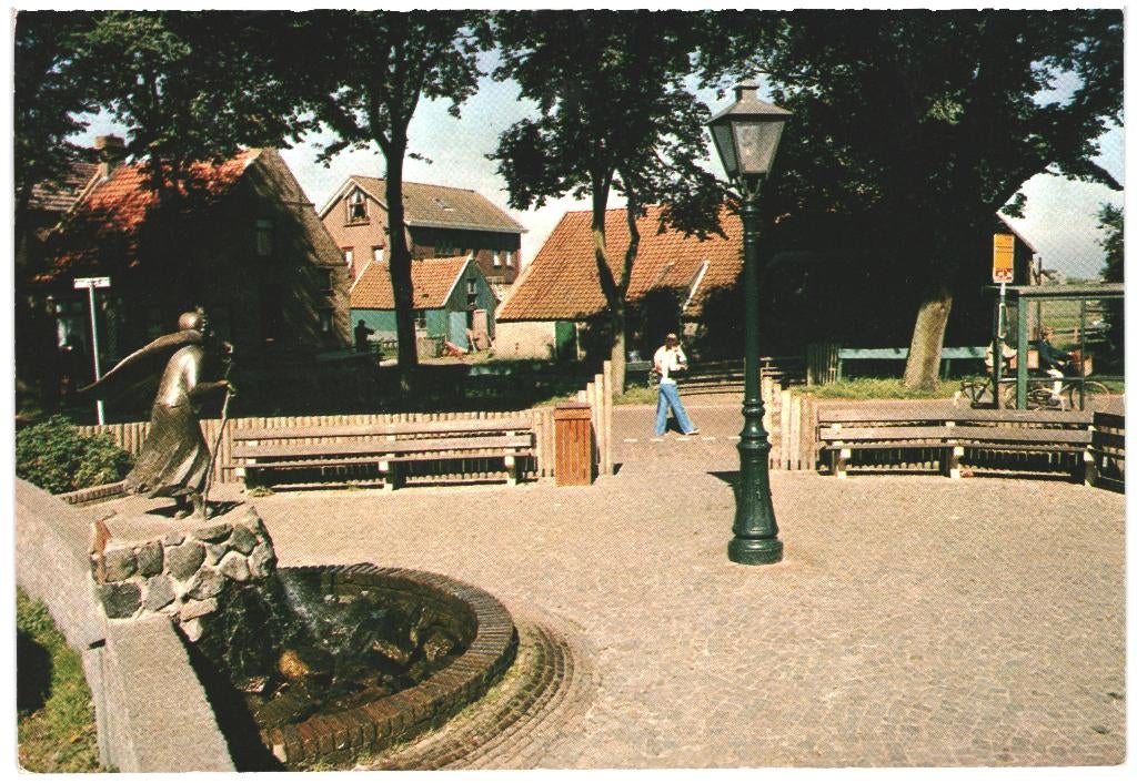 992195 Ameland Buren 80+ Gelopen met postzegel, Ophalen of Verzenden, 1980 tot heden, Gelopen, Waddeneilanden