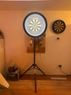 Dartbord met standaard en verlichting, Ophalen, Gebruikt, Dartbord