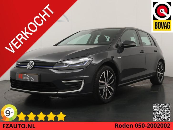 Volkswagen e-Golf E-DITION - Automaat - Navigatie - Adaptief, Auto's, Volkswagen, Bedrijf, Te koop, Golf, ABS, Adaptive Cruise Control
