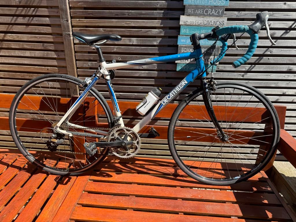 Decathlon Racefiets - opknapper, Fietsen en Brommers, Fietsen | Racefietsen, Overige merken, 28 inch, Gebruikt, Velgrem