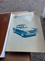 TRIUMP TR6 WORKSHOP MANUAL PARTS LIST ETC.ALLES SAMEN 30 EUR, Auto diversen, Handleidingen en Instructieboekjes, Ophalen of Verzenden