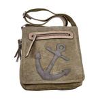 Dames Schoudertas Groen Canvas, Anker Design Urban Crossbody, Birgitta-Gracht 33, 6465 EL Kerkrade, Nederland, Verzenden, Nieuw