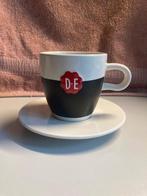 DE kop en schotels zwart-creme 8x, Overige materialen, Gebruikt, Verzenden, Overige stijlen