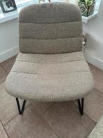 Nieuwe By Boo Comfortabele stoffen stoel - Grijs/beige, Huis en Inrichting, Stoelen, Ophalen of Verzenden, Zo goed als nieuw, Eén