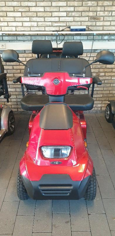 Duo scootmobiel Afikim S4 plus zo goed als nieuw, Diversen, Ophalen, Zo goed als nieuw, 46 km of meer, 16 km/u of meer