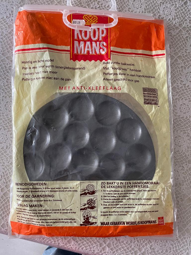 poffertjespan, Overige materialen, Inductieplaat, Nieuw, Ophalen of Verzenden