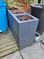 10 kunststof plantenbakken, Ophalen, Kunststof, Gebruikt, Minder dan 30 cm