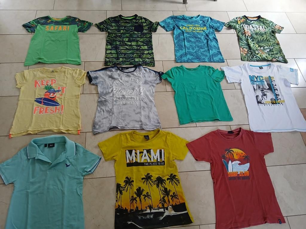 Groot pakket jongenskleding maat 146/152, Ophalen, Gebruikt, Maat 146