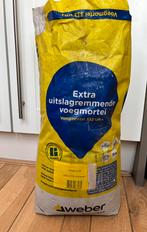 Weber voegmortel / voegspecie kleur antraciet  12,7 kg, Ophalen of Verzenden, Zo goed als nieuw, Overige typen