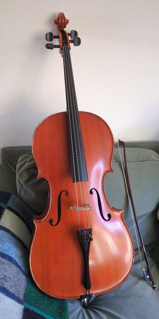 1/2 cello inclusief hoes, Ophalen, Gebruikt, 1/2-cello, Met koffer