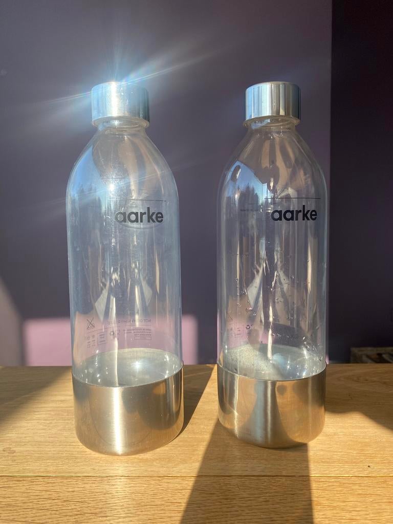 Aarke sodastream flessen, twee stuks, Witgoed en Apparatuur, Ophalen of Verzenden, Gebruikt