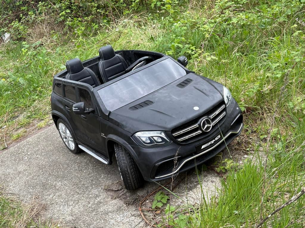 Mercedes-Benz GLS 63 AMG Kinderauto Elektrisch Zwart, Ophalen, Gebruikt