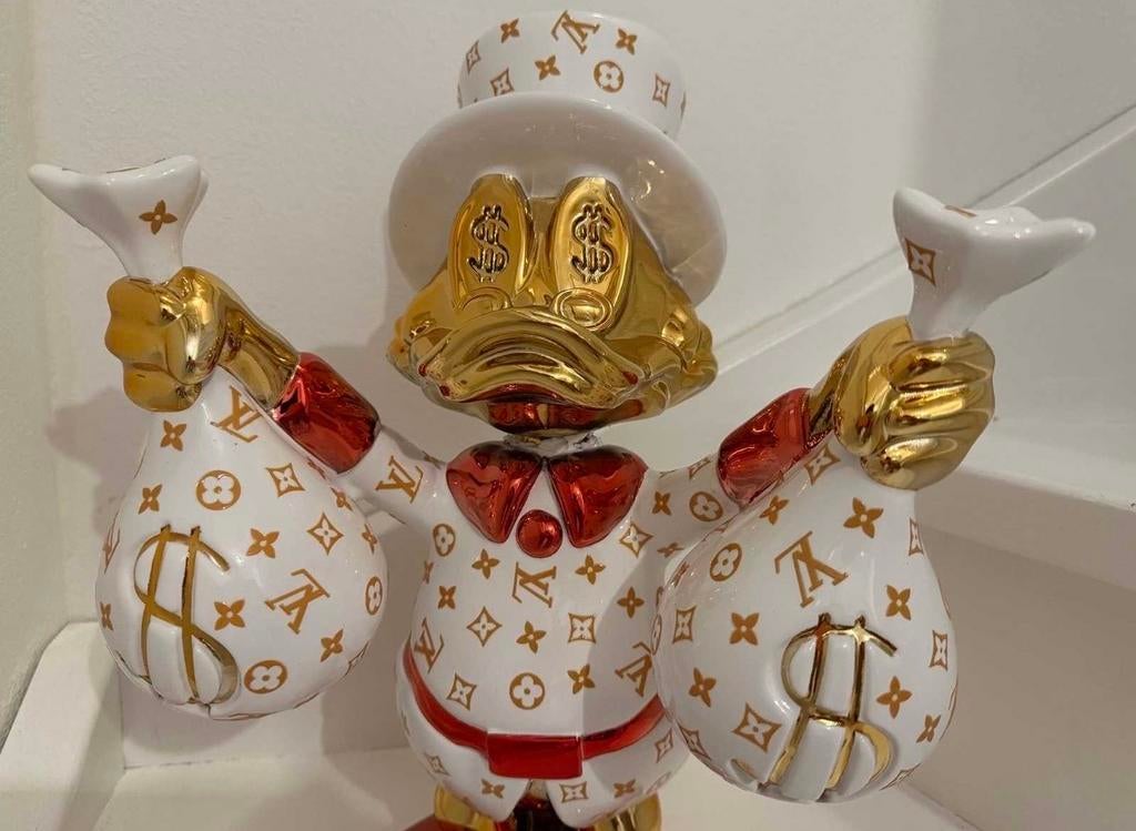 Dagobert Duck Beeld - Louis Vuitton Stijl Lior24, Ophalen of Verzenden, Zo goed als nieuw, Fantasy