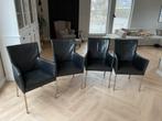 4 design stoelen ( Bert Plantagie), Huis en Inrichting, Tafels | Eettafels, Ophalen, Gebruikt, Teakhout, 50 tot 100 cm