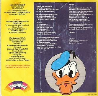 Donald Duck - Single 7'' - Kun je kwaken? (Goin' Quackers), Ophalen, Overige figuren, Gebruikt, Overige typen
