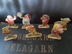 Antieke Houten Figuren: De Zeven Dwergen van Sneeuwwitje, Verzamelen, Disney, Ophalen of Verzenden