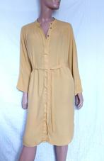 REPEAT Jurk  , VISCOSE, Kleding | Dames, Jurken, Maat 38/40 (M), Verzenden, Geel, Zo goed als nieuw