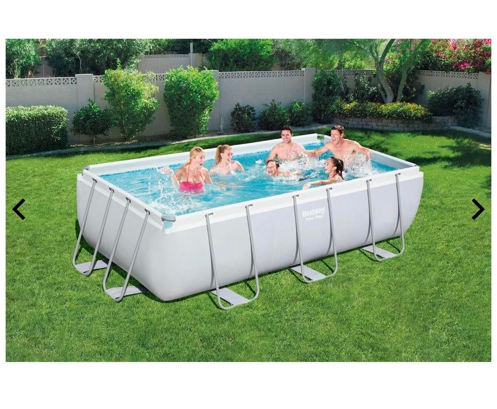 Zwembad 4x2x1 meter, Tuin en Terras, Zwembaden, Ophalen, 200 tot 300 cm, 80 tot 120 cm, Zo goed als nieuw