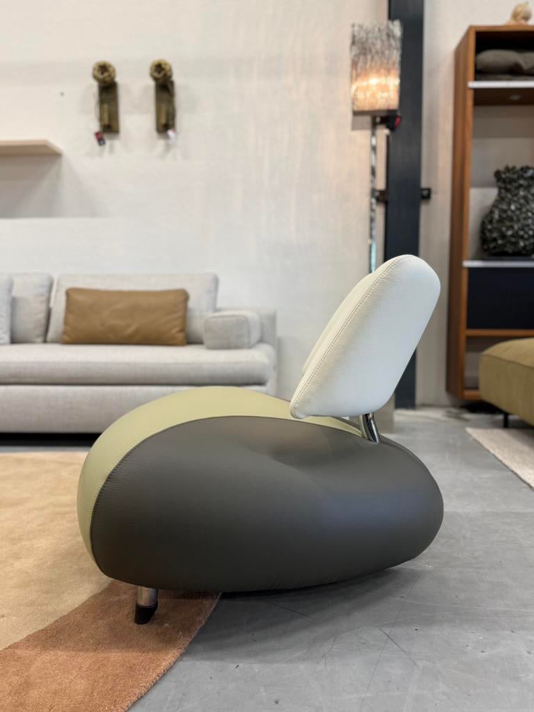 Nieuw Leolux Pallone Fauteuil Groen leer Design stoel, Leolux, Nieuw, Ophalen of Verzenden, Harvink Jori Rolf Benz Design on Stock Eyye Montis Pode