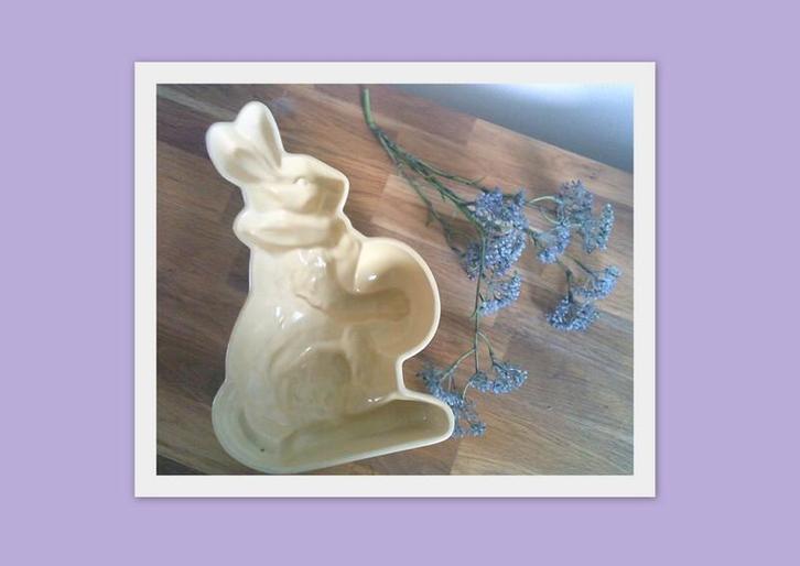 VINTAGE haas konijn puddingvorm decoratie keuken, Antiek en Kunst, Curiosa en Brocante, Ophalen of Verzenden