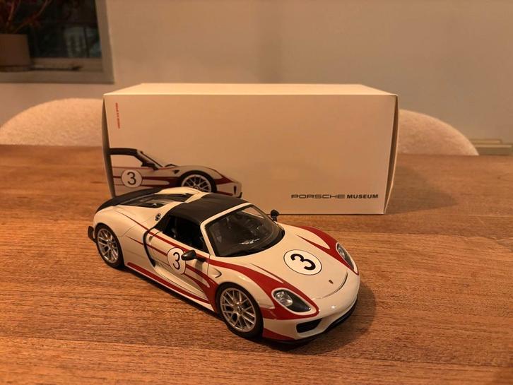 1:18 Porsche 918 Spyder - Salzburg Package (Porsche Museum), Hobby en Vrije tijd, Modelauto's | 1:18, Nieuw, Auto, Welly, Ophalen