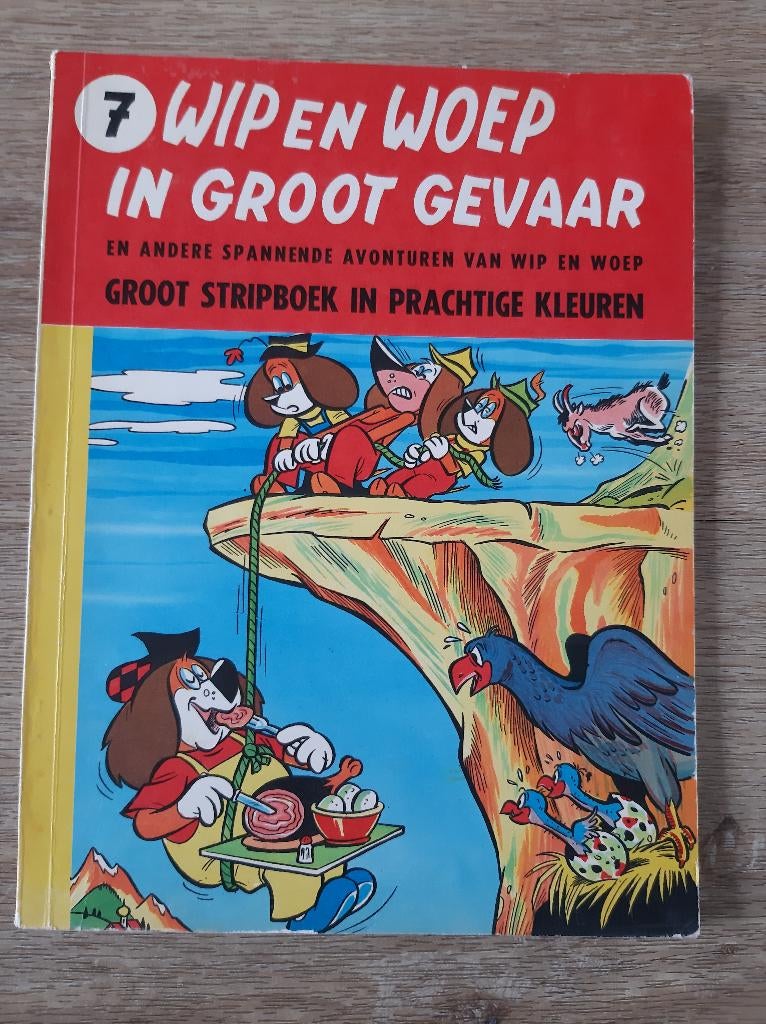 Wip en Woep in Groot Gevaar - Stripboek, Boeken, Stripboeken, Eén stripboek, Ophalen of Verzenden, Gelezen