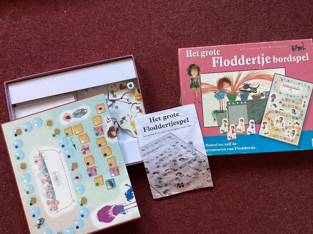 Het grote Floddertje bordspel, Hobby en Vrije tijd, Ophalen of Verzenden, Gebruikt, Jumbo