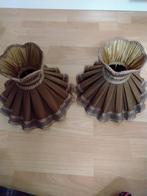 Barouqeu bruin lampenkap, Ophalen, Bruin, Rond