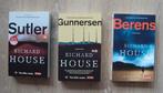 3 nwe boeken Richard House Sutler Gunnersen Berens thriller, Ophalen of Verzenden, Nieuw