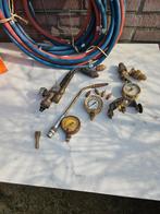 Complete Autogeen Las- en Snijset met Slangen en Meters, Ophalen of Verzenden, Gebruikt, Minder dan 150 ampère, Overige typen