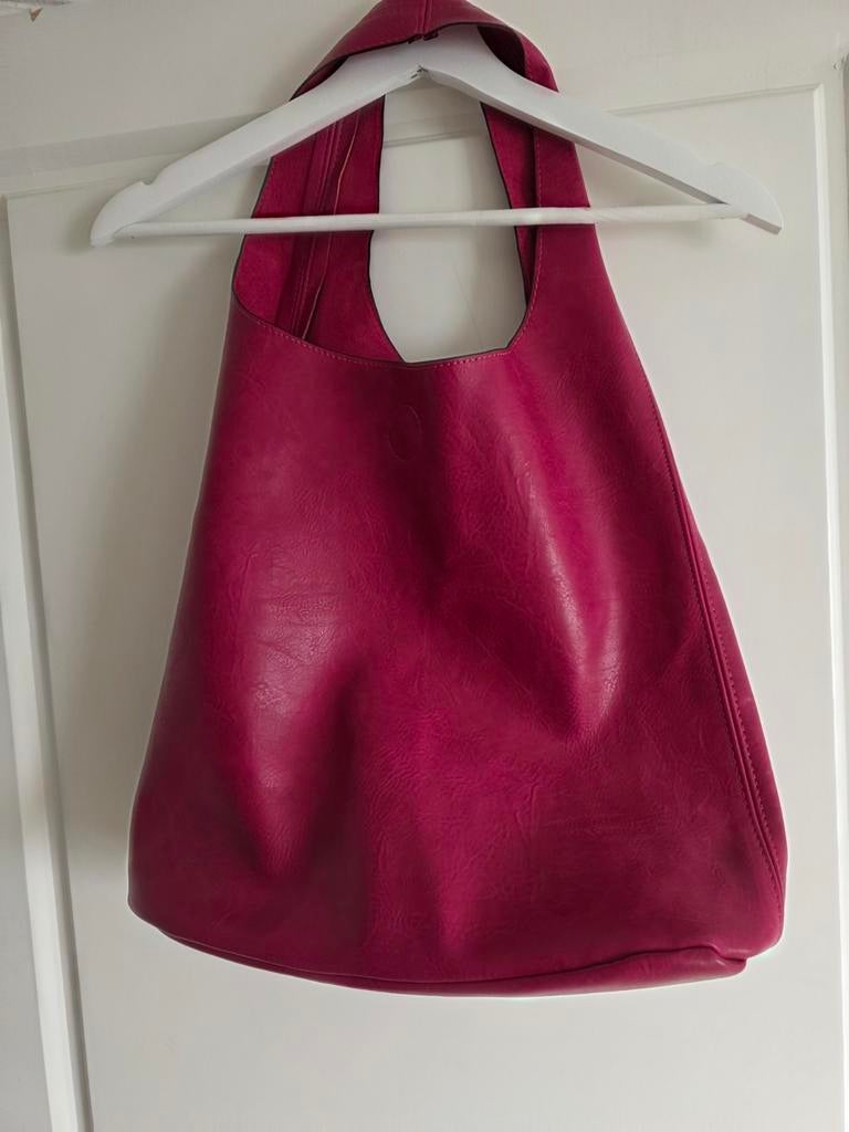 Tas leer, Ophalen of Verzenden, Nieuw, Bruin, Handtas