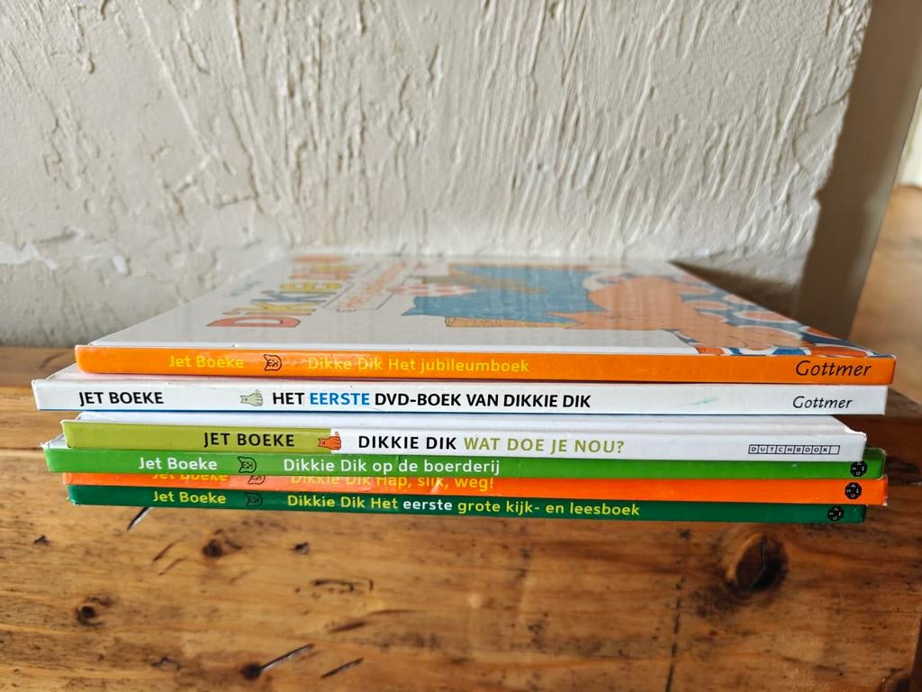 6 Dikkie Dik boeken., Ophalen of Verzenden, Zo goed als nieuw